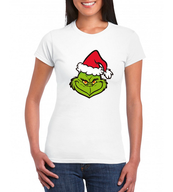 POLO MUJER MANGA CORTA DISEÑO GRINCH - 1