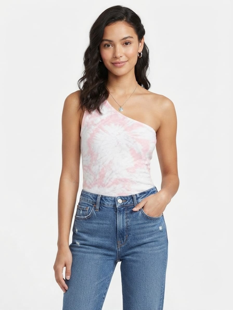 BLUSA SIN MANGAS MUJER NATHALIE LOVE IT ROSADO ASIMÉTRICA ASIMÉTRICO - 1