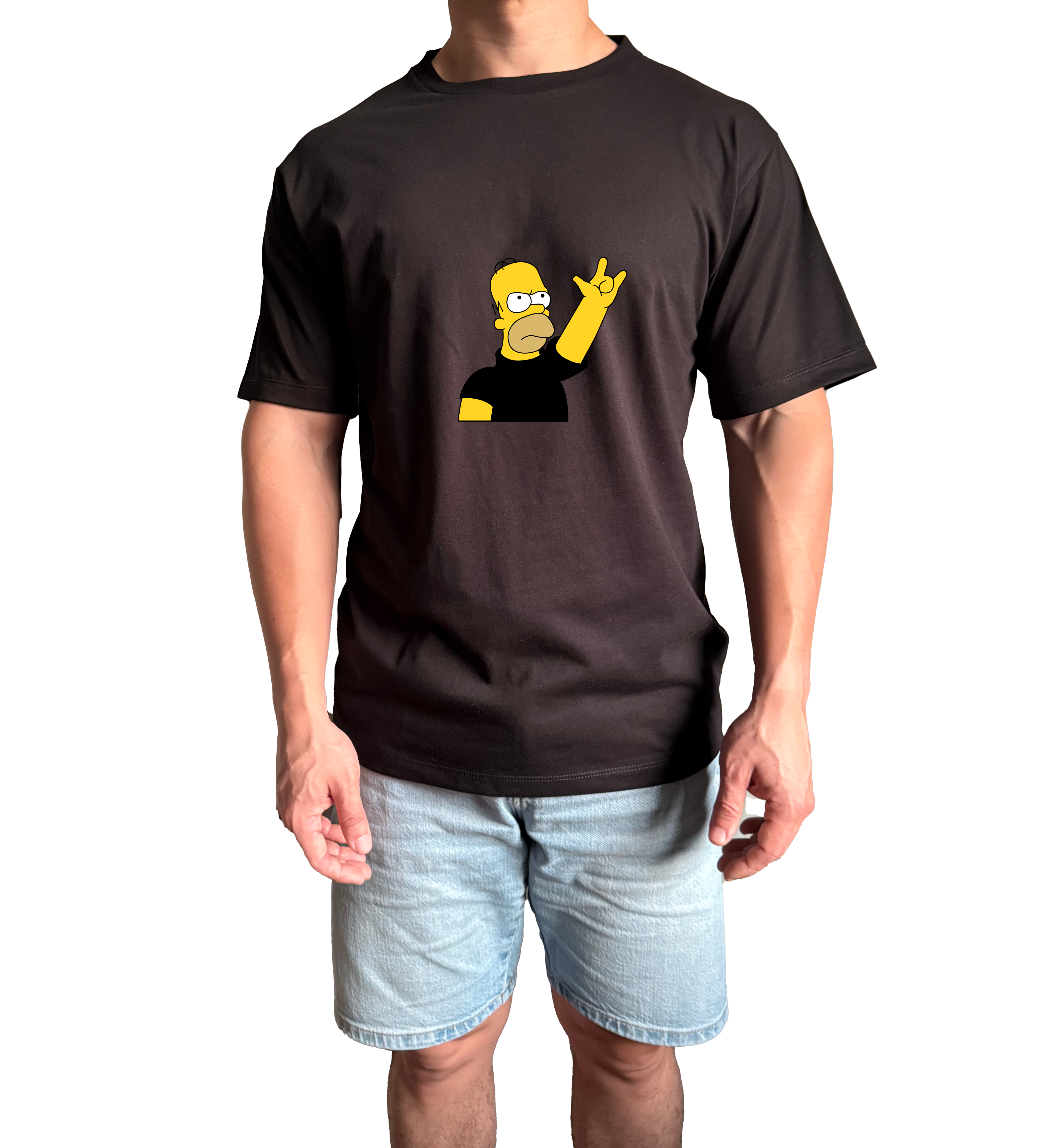 POLO HOMBRE MANGA CORTA DISEÑO HOMERO SIMPSON - 1