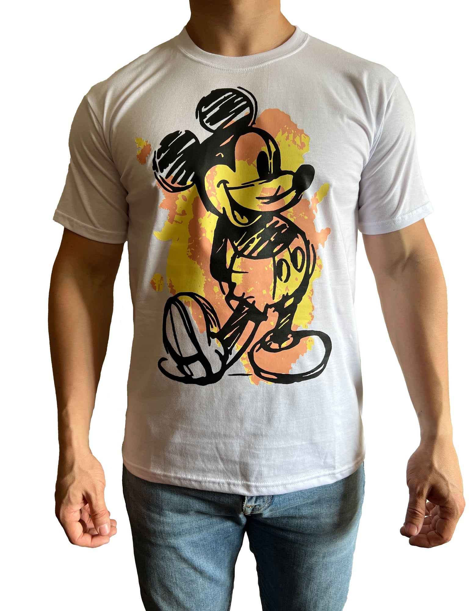 POLO HOMBRE DISEÑO MICKEY LUZ - 1