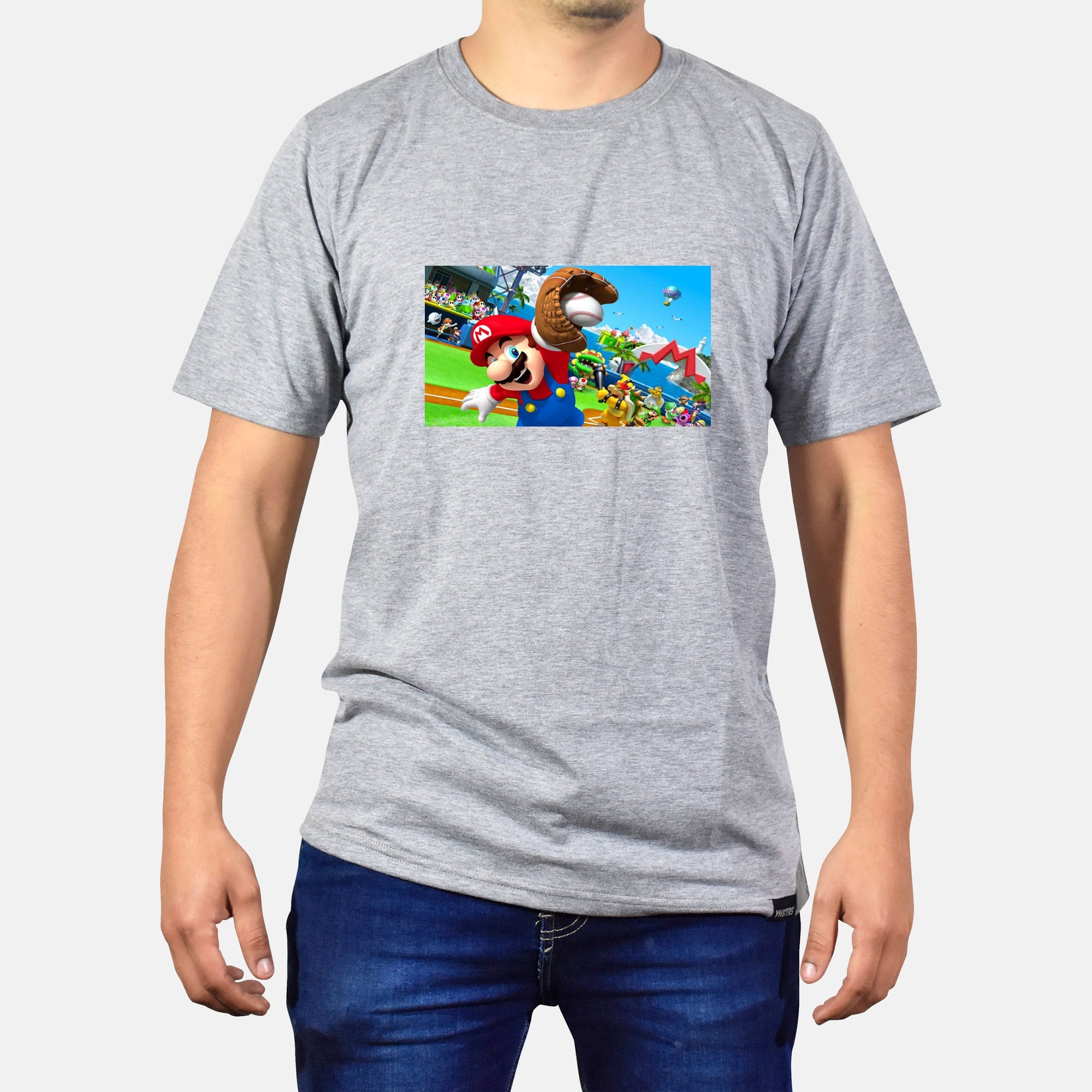 POLO HOMBRE DISEÑO MARIO BROS JUEGO - 1