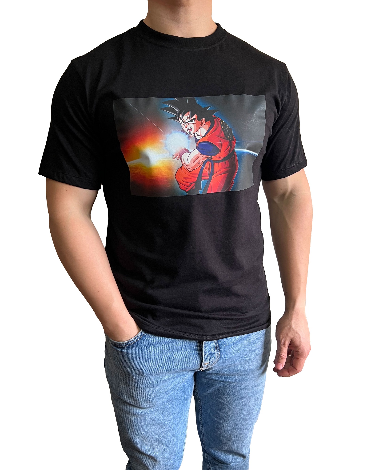 POLO HOMBRE DISEÑO GOKU - 1