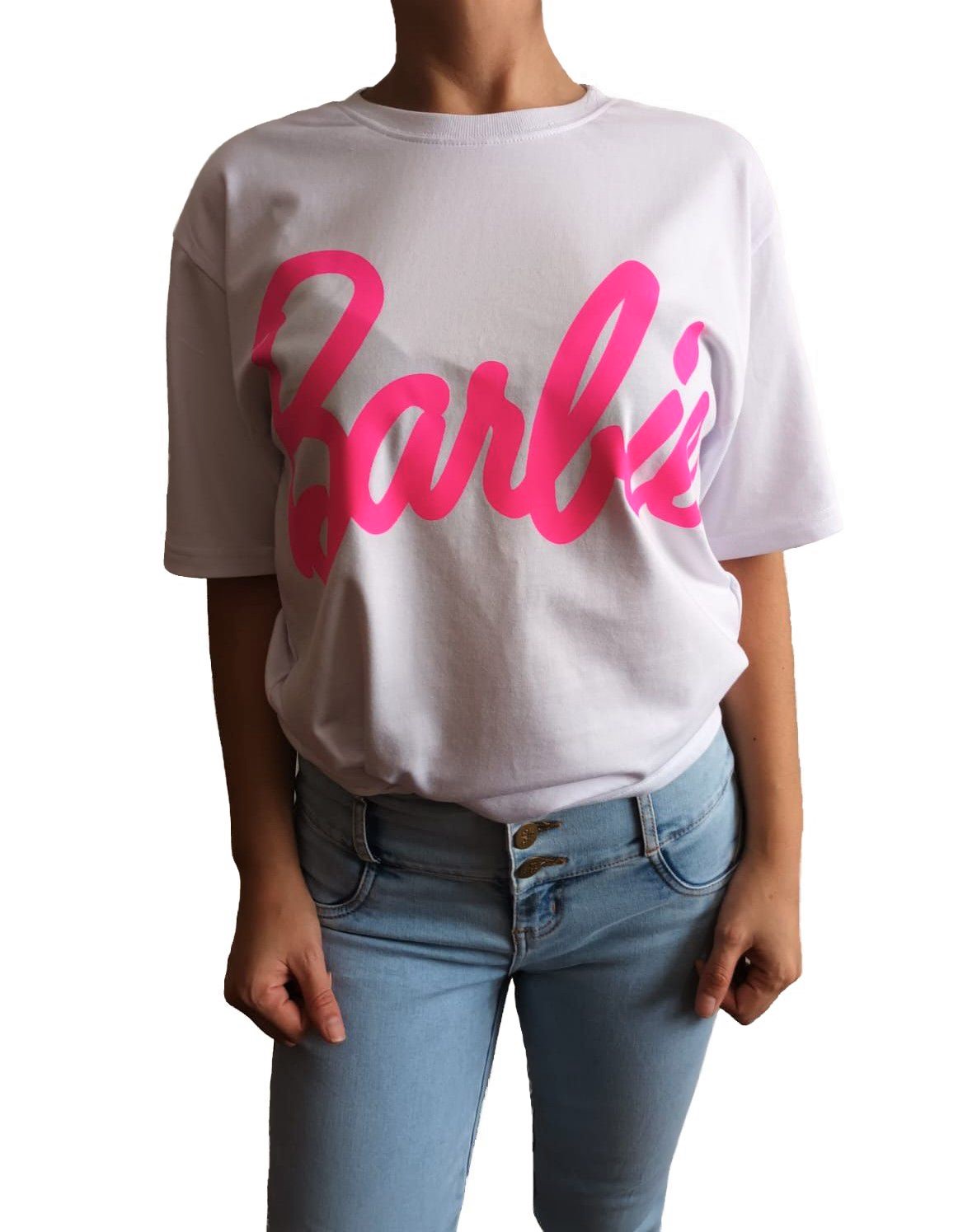 POLO MUJER DISEÑO BARBIE - 2