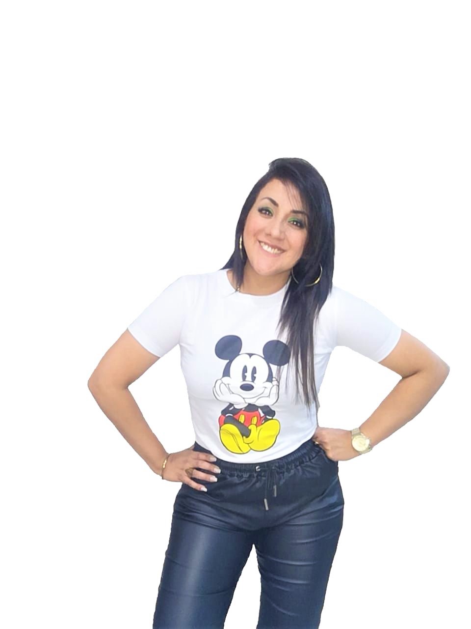 POLO MUJER DISEÑO MICKEY MOUSE - 1