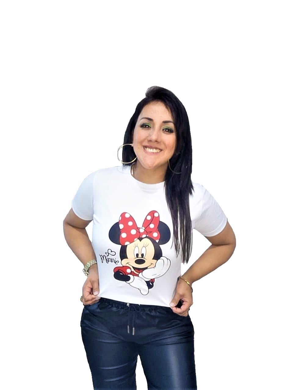 POLO MUJER DISEÑO MINNIE MOUSE - 1