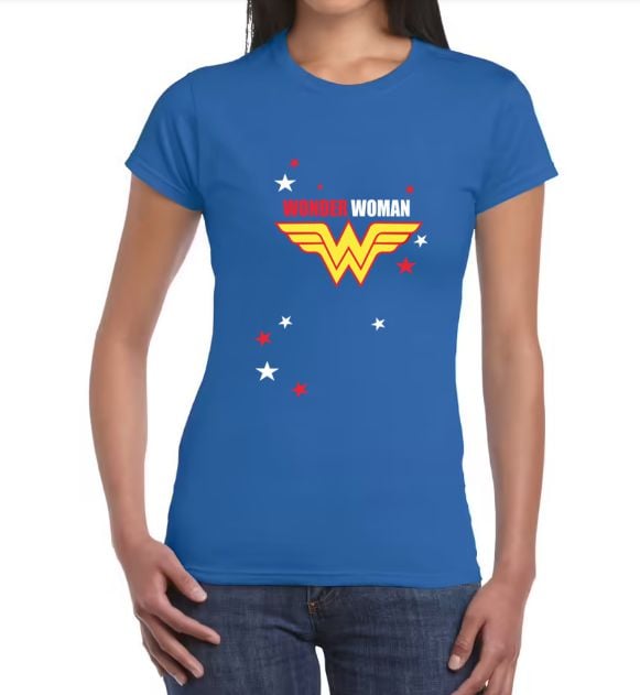 POLO MUJER DISEÑO WONDER WOMAN - 1