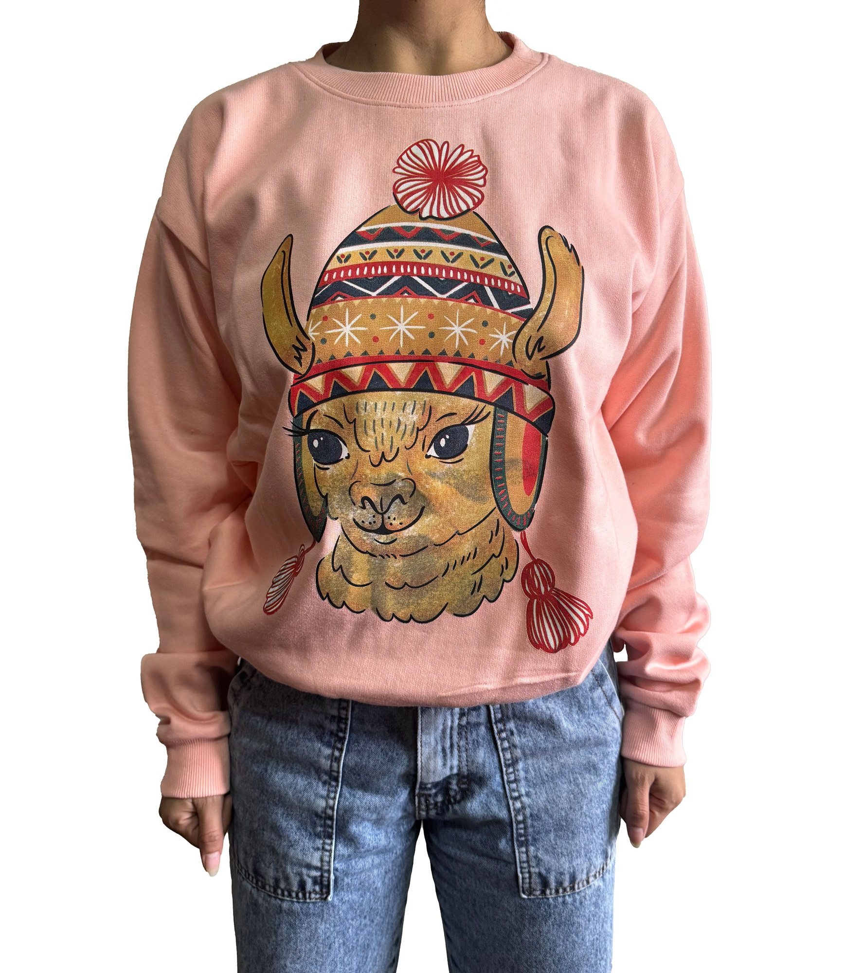 POLERA MUJER DISEÑO LLAMA - 2