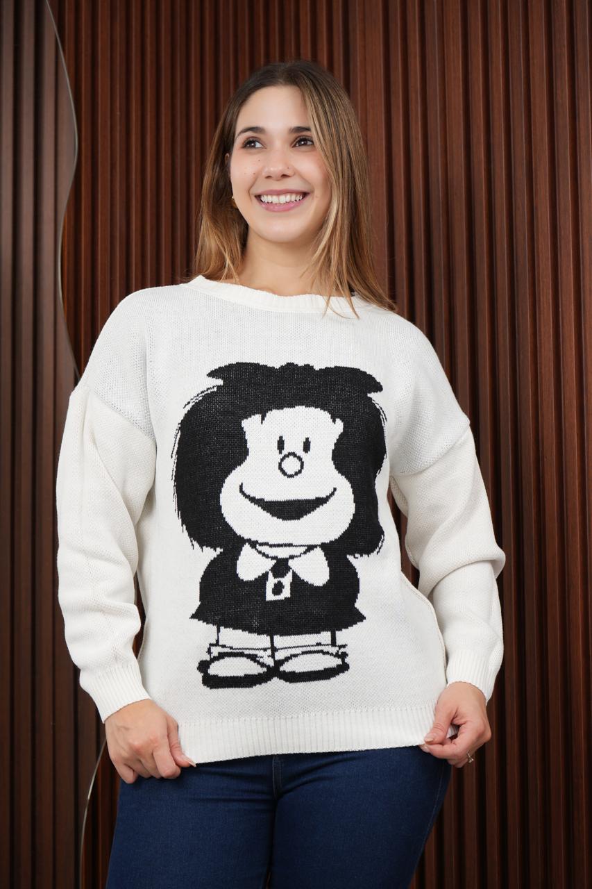 CHOMPA MUJER DISEÑO MAFALDA - 1