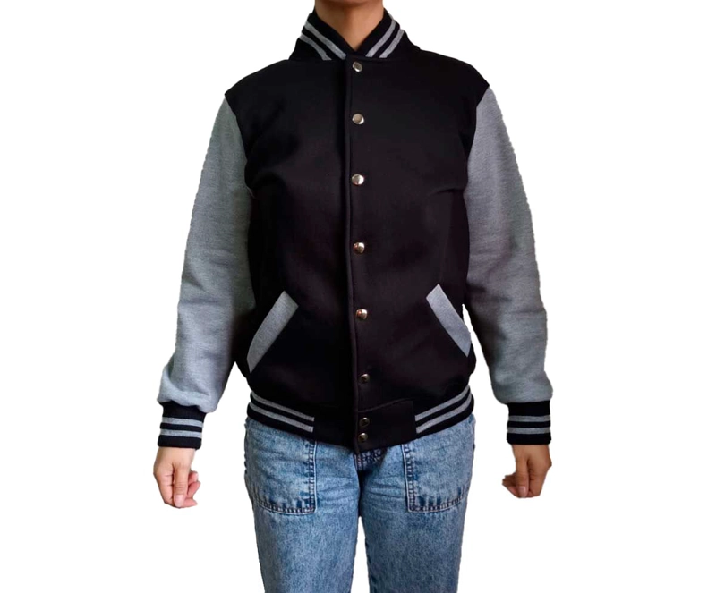 CASACA BOMBER UNISEX - NATHALIE LOVE IT - NEGRO - 1
