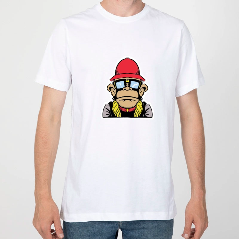 POLO HOMBRE MANGA CORTA DISEÑO MONKEY - 1