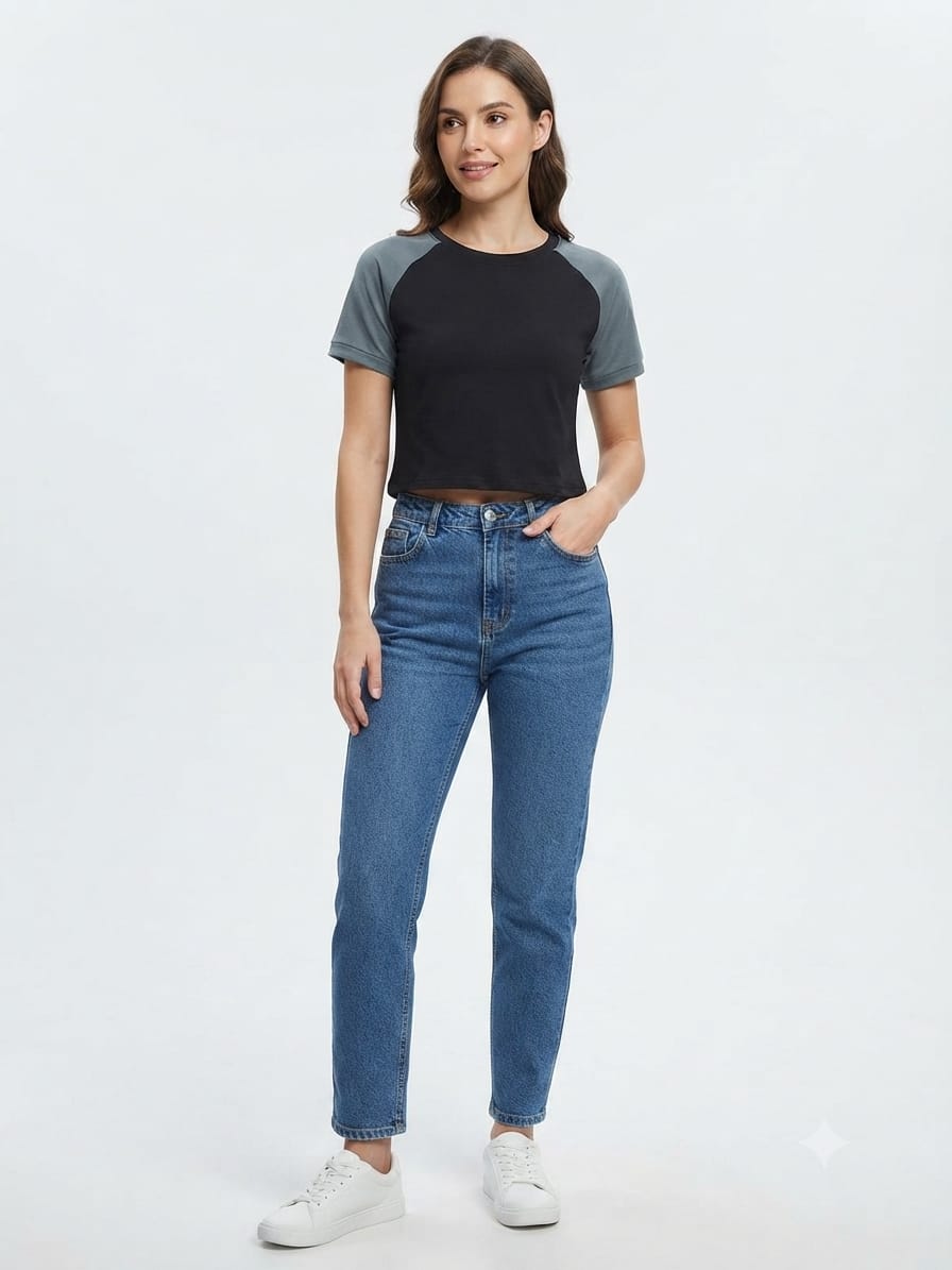 POLO MUJER GULIANA - MULTICOLOR / NEGRO - 1