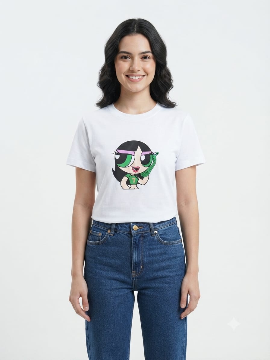 POLO MUJER MANGA CORTA BELLOTA - NATHALIE LOVE IT - BLANCO / BLANCO / M - 1