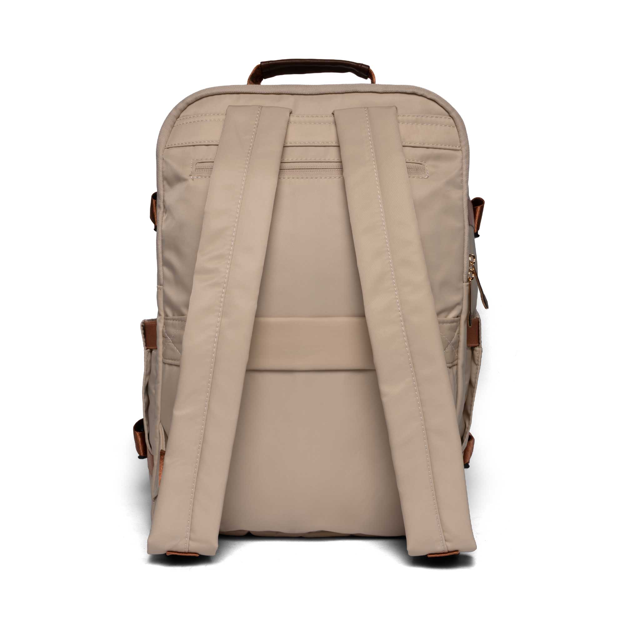MOCHILA VIAJERA POTALAPTOP HALEY UNISEX H910 BEIGE - 3