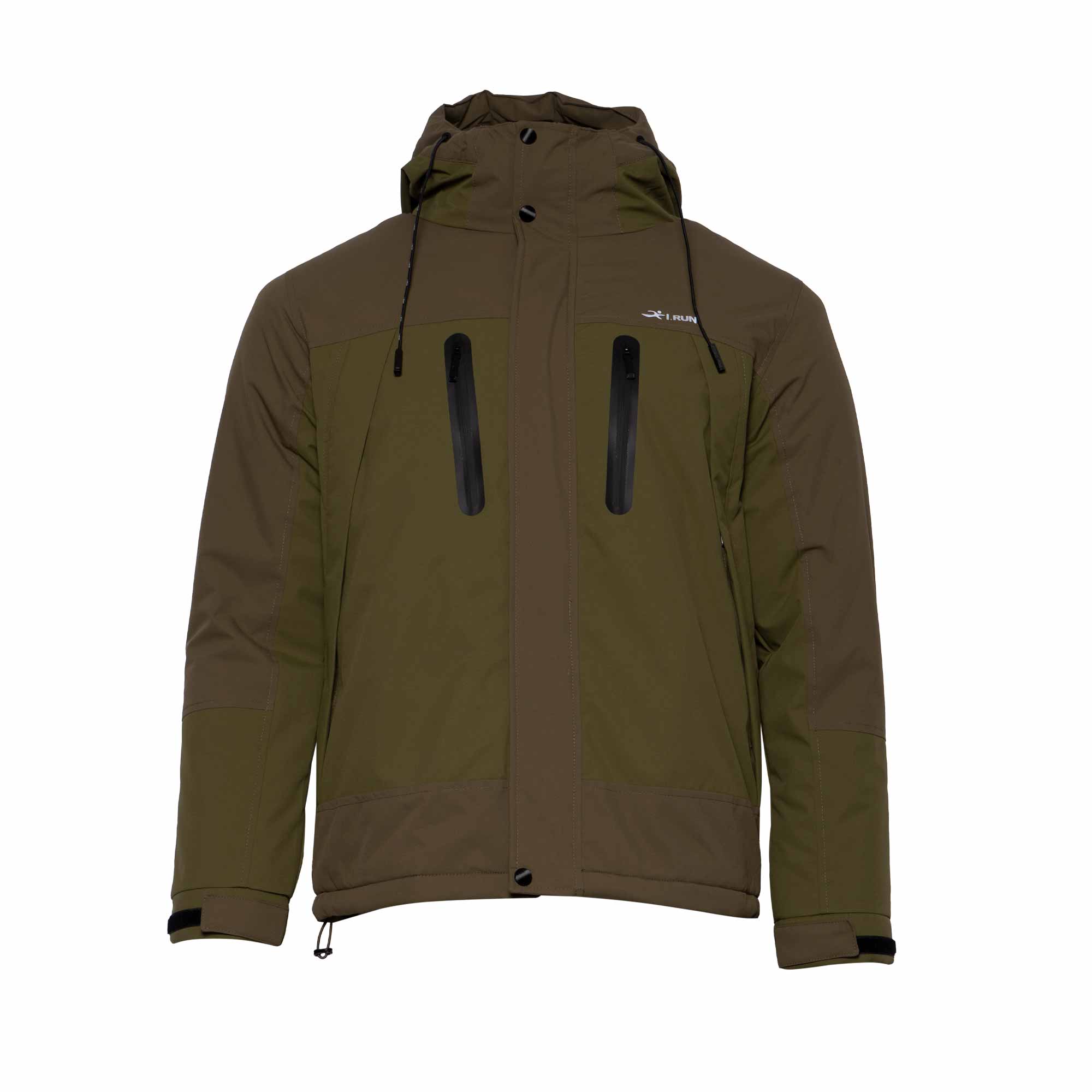 CASACA IMPERMEABLE DUMP I-RUN MXH5003P VERDE MILTAR - 1