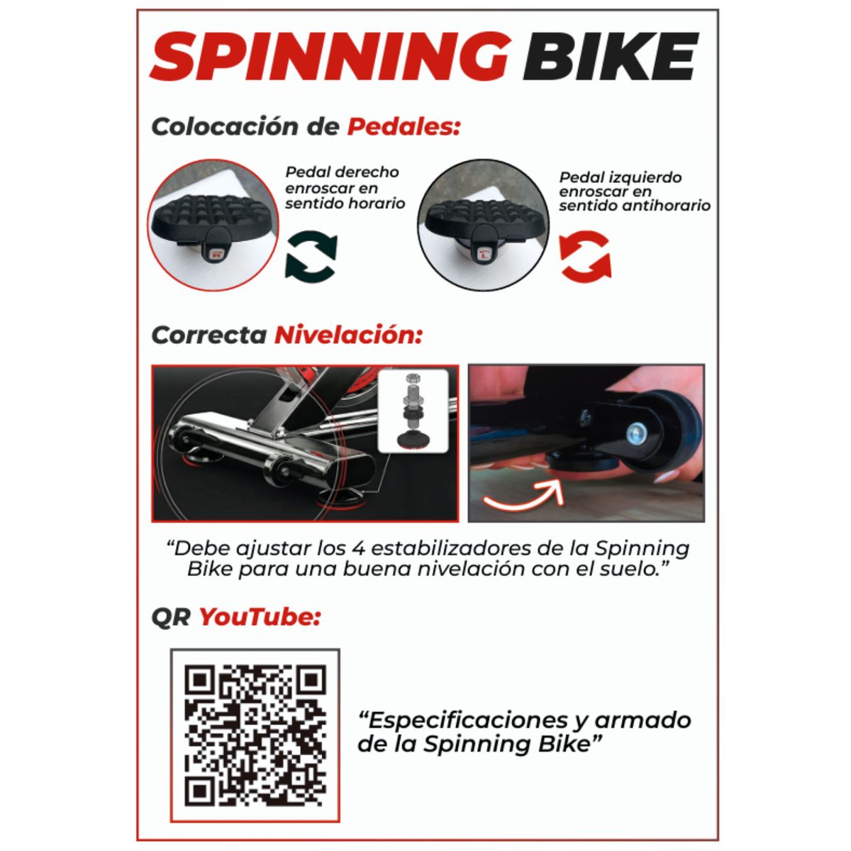 BICICLETA SPINNING PARA HACER EJERCICIO CON MONITOR LCD - 7