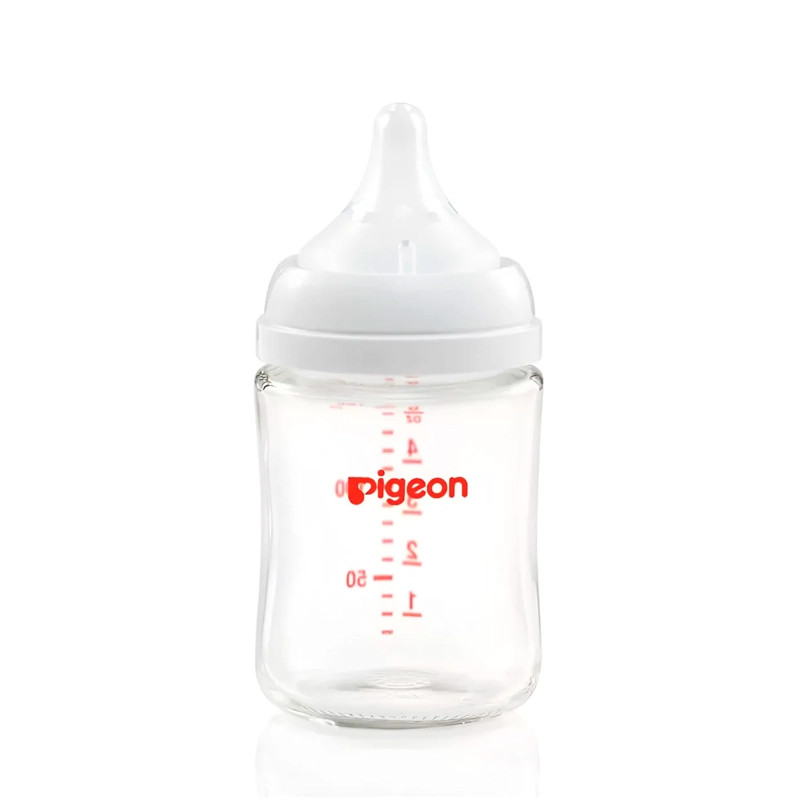 BIBERÓN PIGEON VIDRIO 160ML ANTICÓLICO Y LIBRE DE BPA - 3