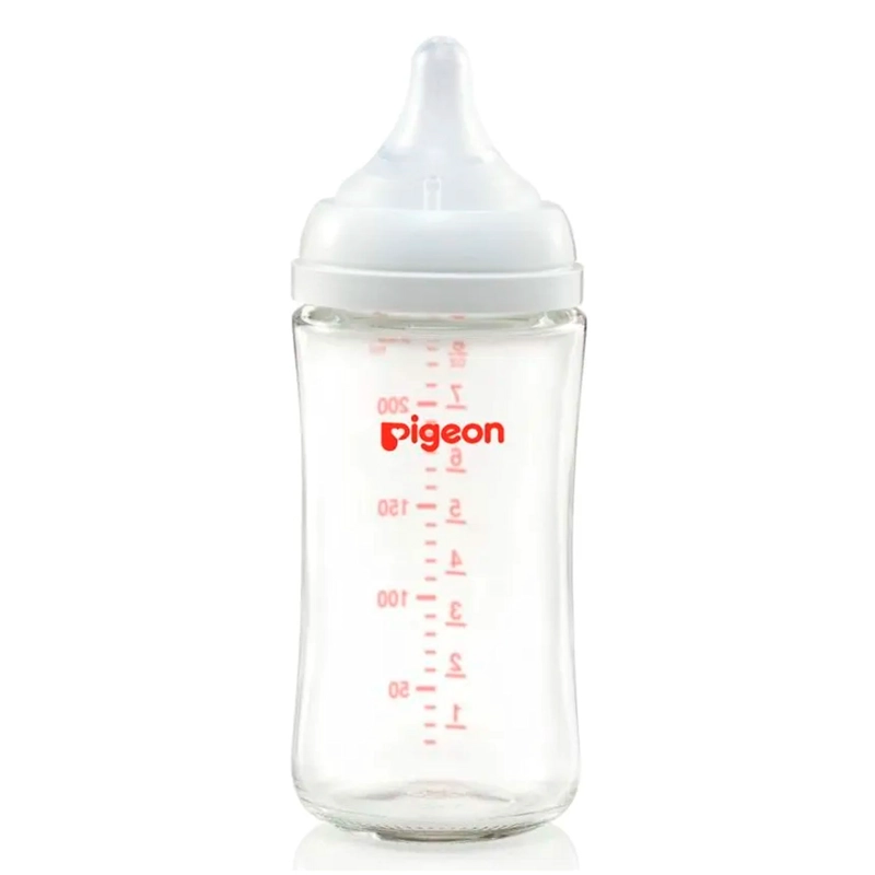 BIBERÓN PIGEON VIDRIO 240ML ANTICÓLICO Y LIBRE DE BPA - 7