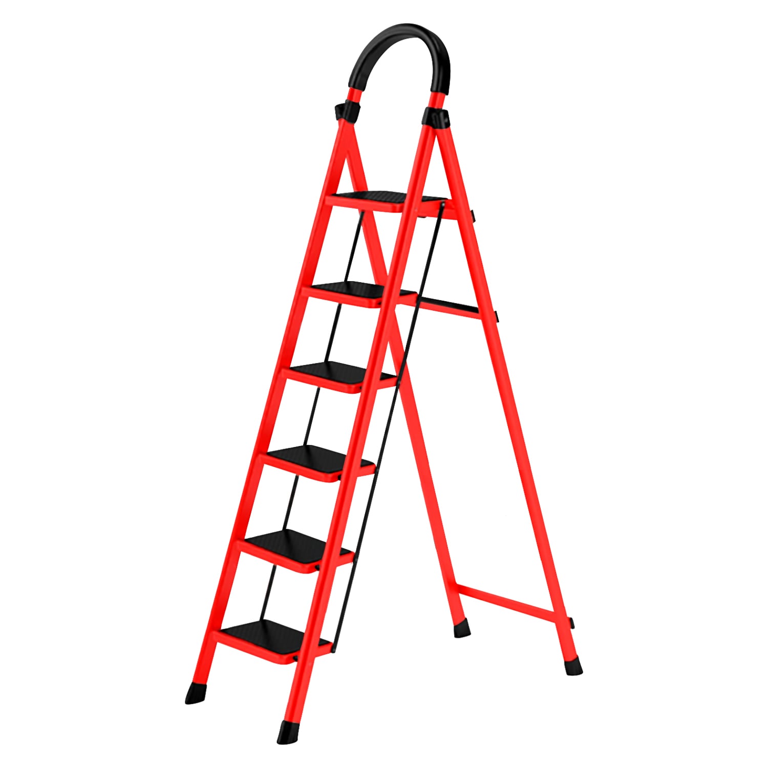 ESCALERA BUYPAL METAL LIGERA Y SEGURA 6 PASOS. - 1