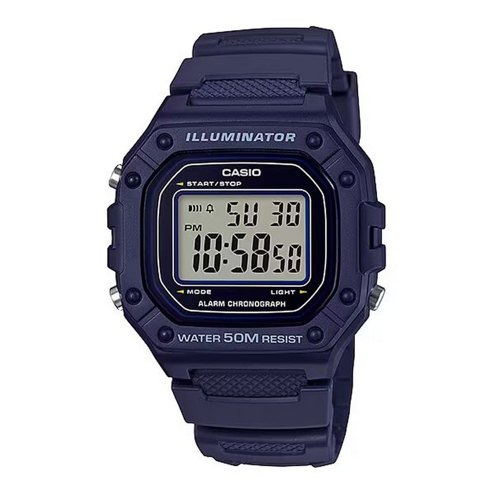 RELOJ CASIO HOMBRE DIGITAL W-218H-2AVDF - 1