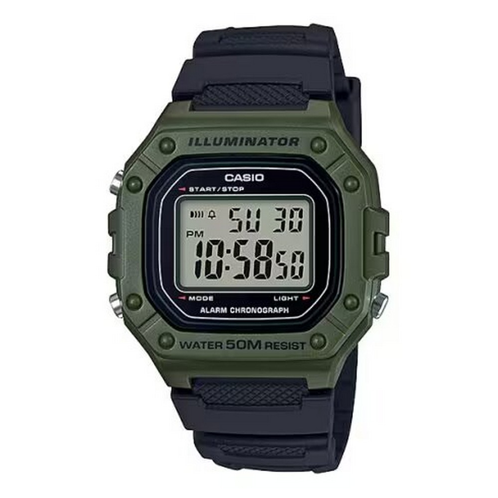 RELOJ CASIO HOMBRE DIGITAL W-218H-3AVDF - 1