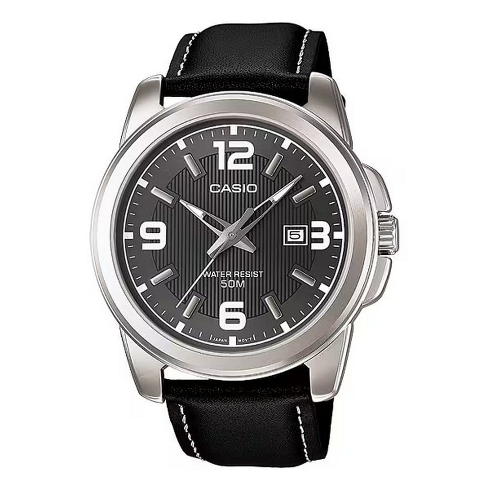 RELOJ CASIO HOMBRE ANÁLOGO MTP-1314L-8AVDF NEGRO - 1
