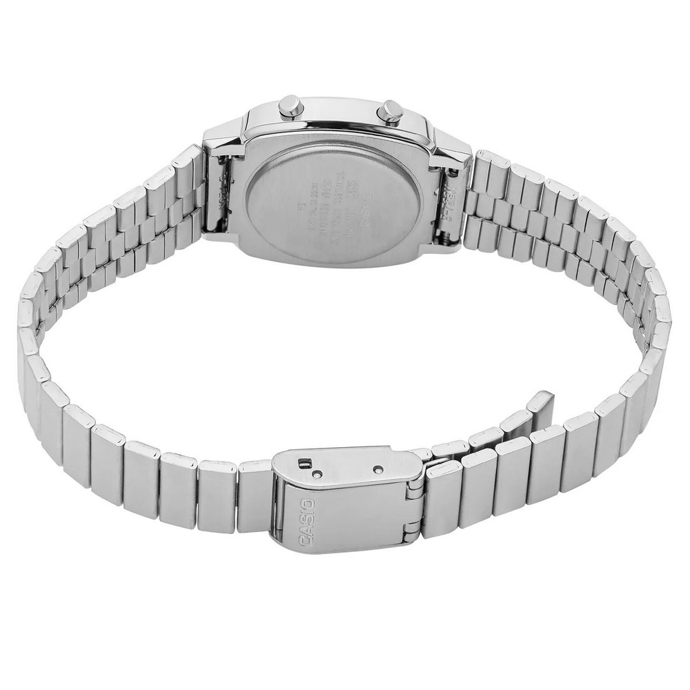 RELOJ CASIO MUJER DIGITAL LA670WA-2DF PLATA - 2