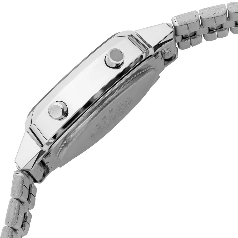 RELOJ CASIO MUJER DIGITAL LA670WA-2DF PLATA - 3
