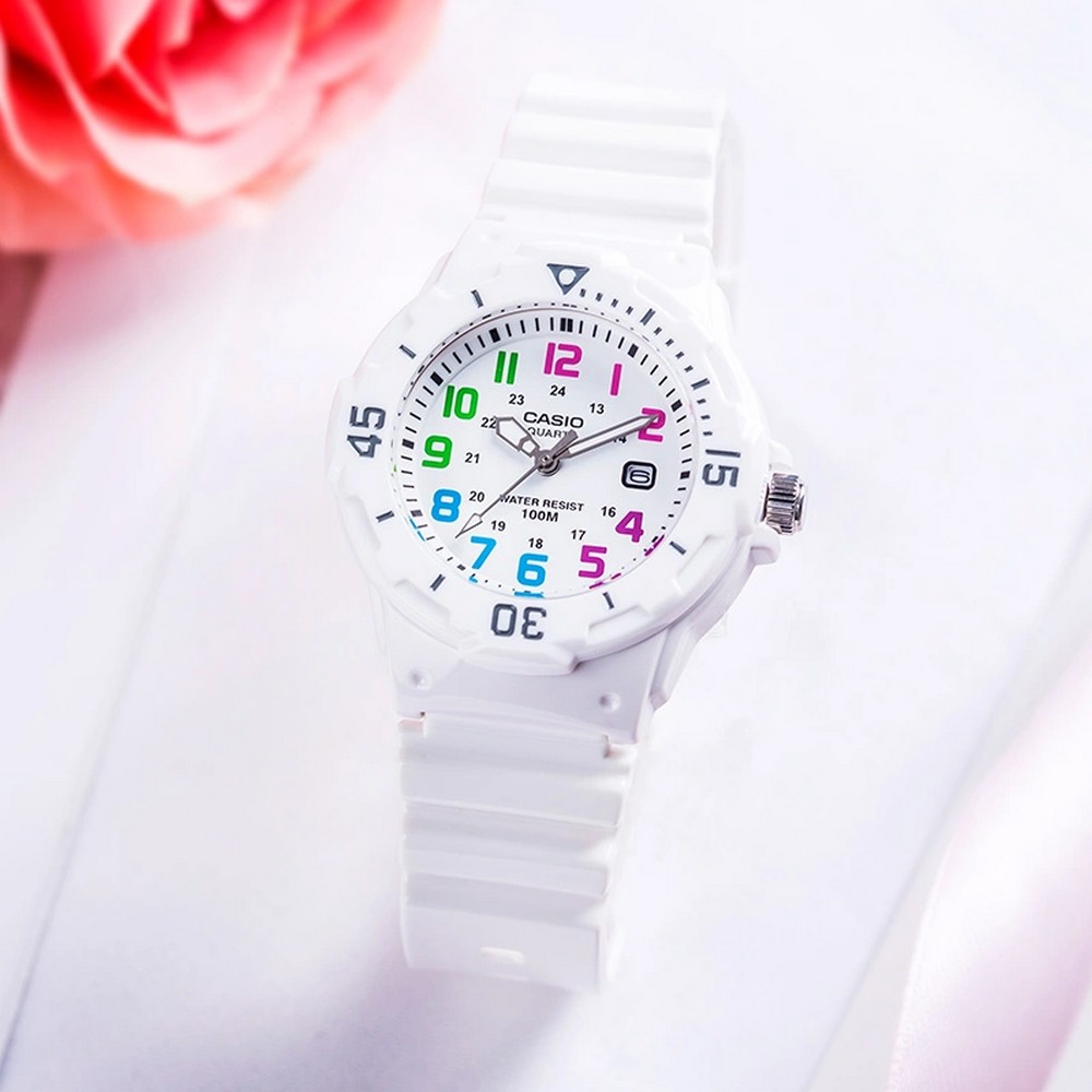 RELOJ CASIO ANÁLOGO LRW-200H-7BVDF MUJER - 4