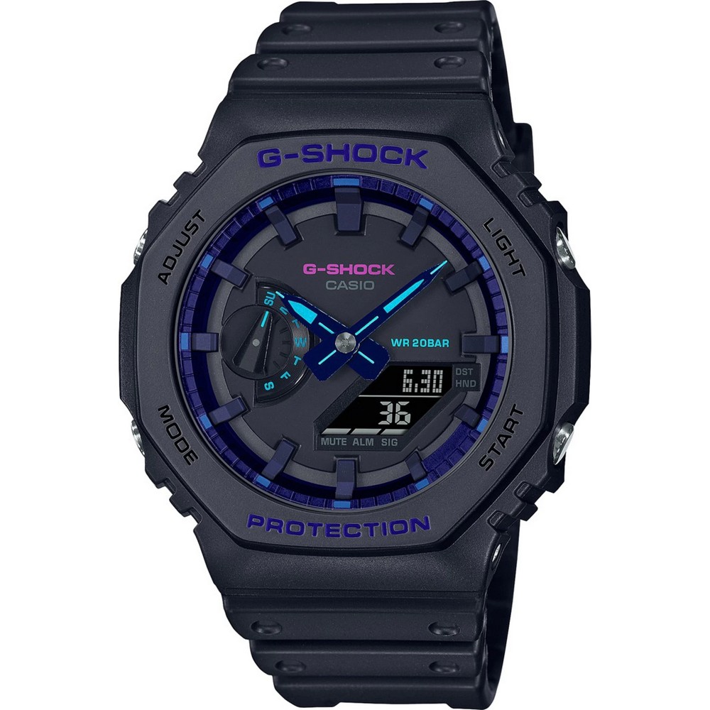RELOJ G-SHOCK ANÁLOGO - DIGITAL GA-2100VB-1ADR HOMBRE - 1