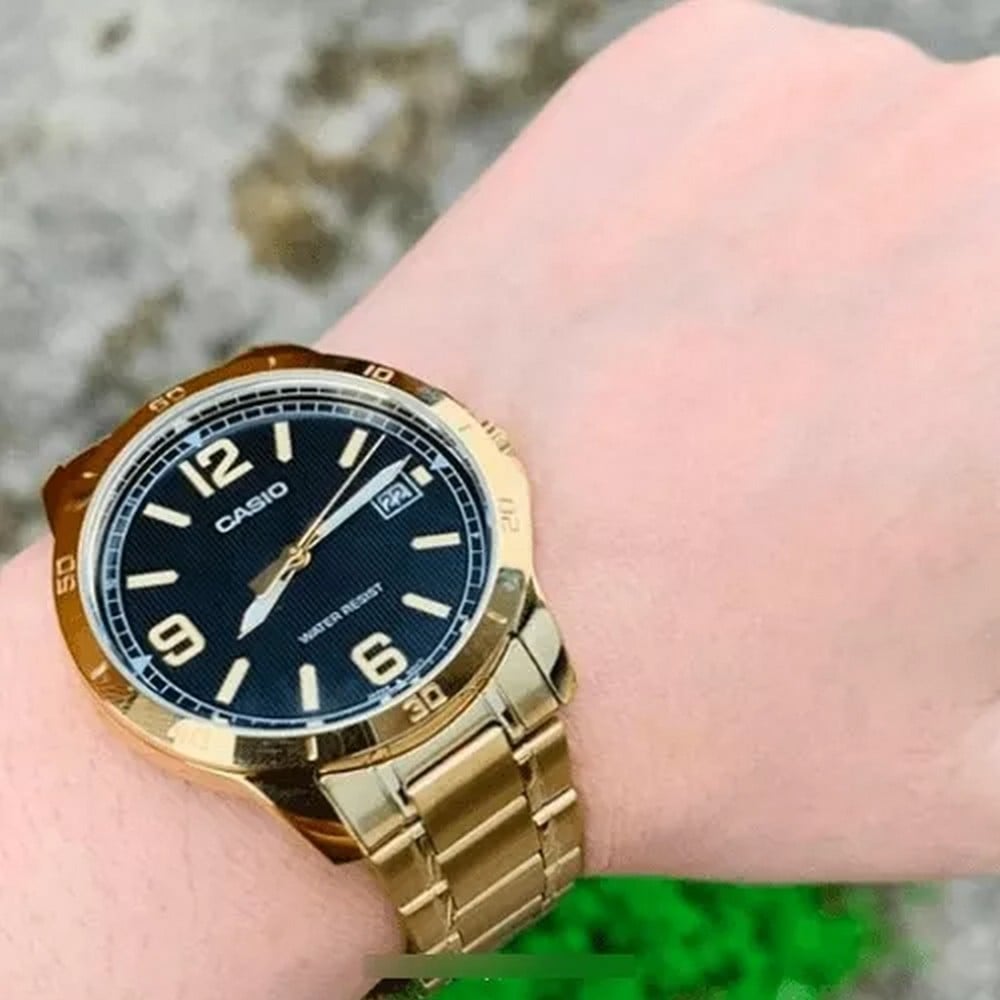 RELOJ CASIO ANÁLOGO MTP-V004G-1BUDF HOMBRE - 4