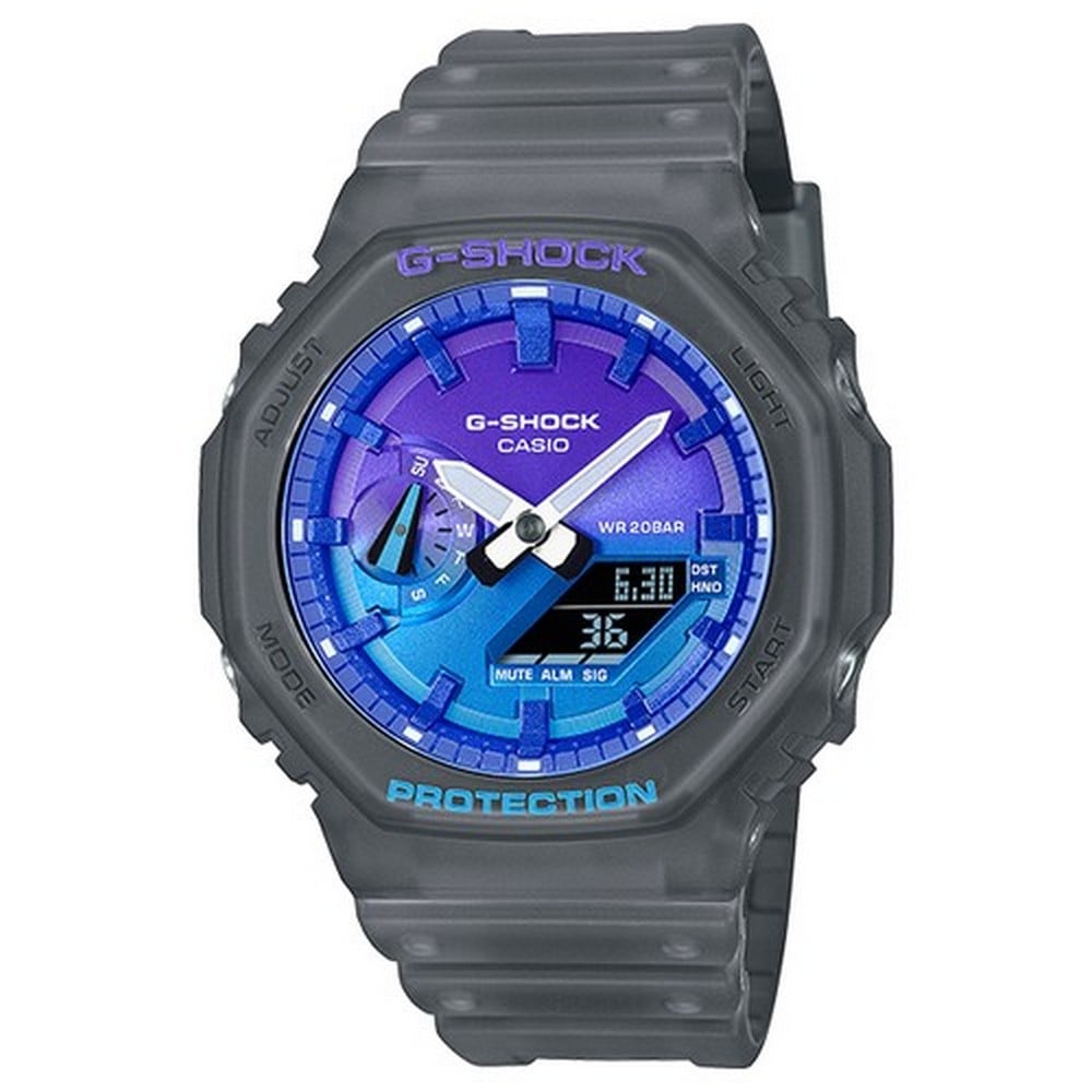 RELOJ G-SHOCK ANÁLOGO - DIGITAL GA-2100FLS-8A2DR HOMBRE - 1