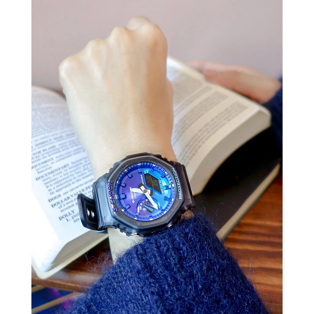 RELOJ G-SHOCK ANÁLOGO - DIGITAL GA-2100FLS-8A2DR HOMBRE - 3