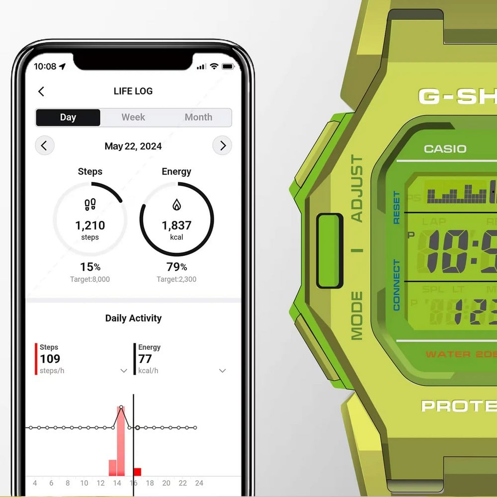 RELOJ G-SHOCK DIGITAL GD-B500-1DR HOMBRE - 5