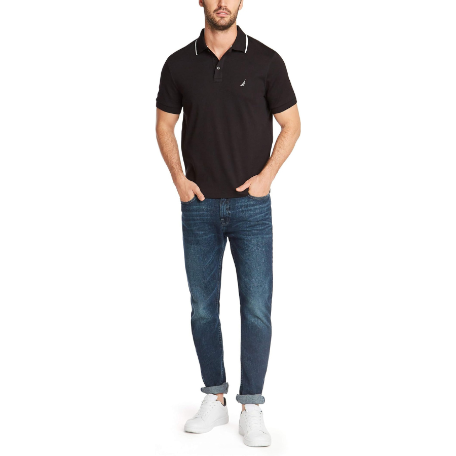POLO NAUTICA CAMISERO - NEGRO - 2