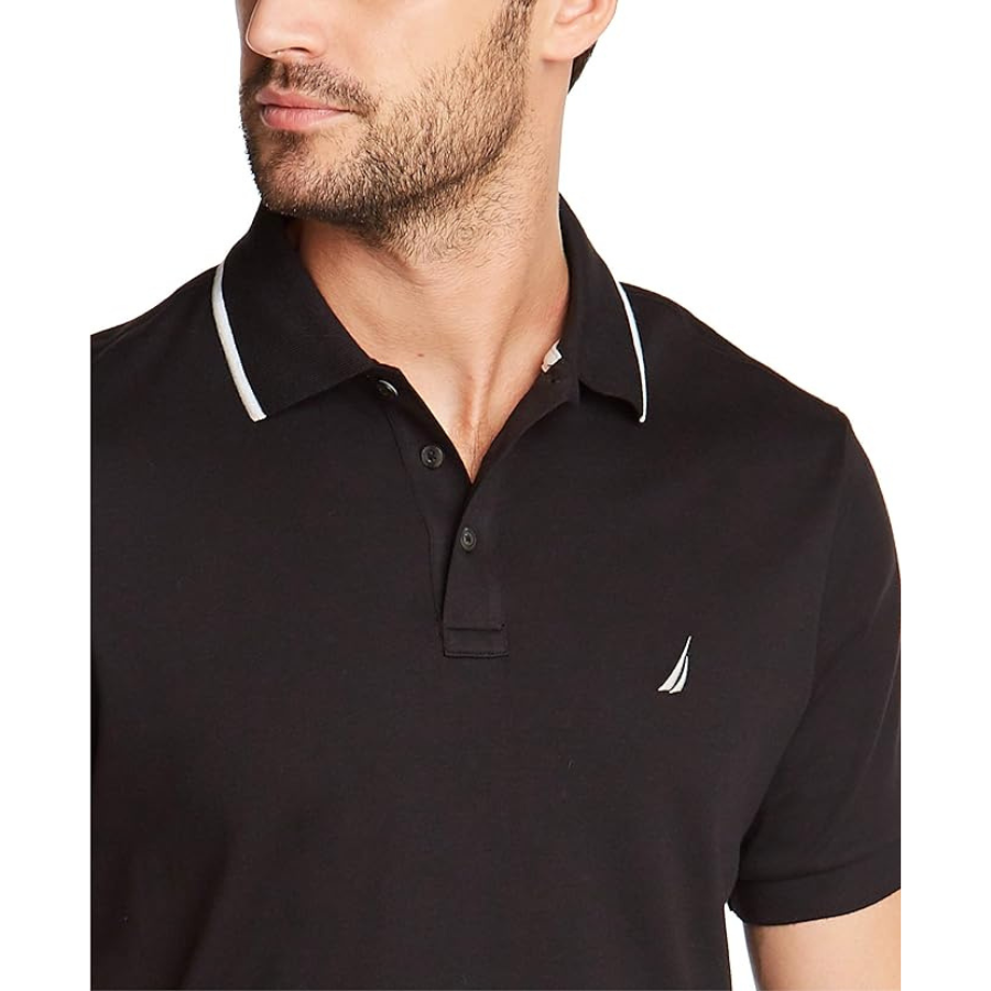 POLO NAUTICA CAMISERO - NEGRO - 3