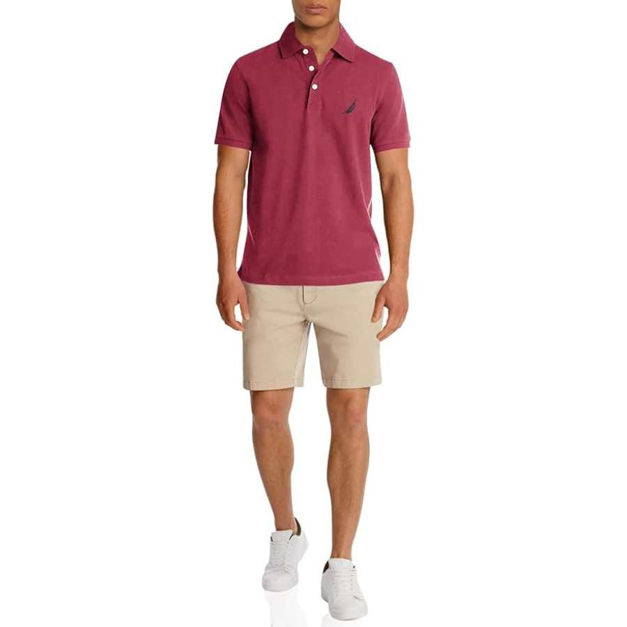 POLO NAUTICA CAMISERO - GRANATE - 1