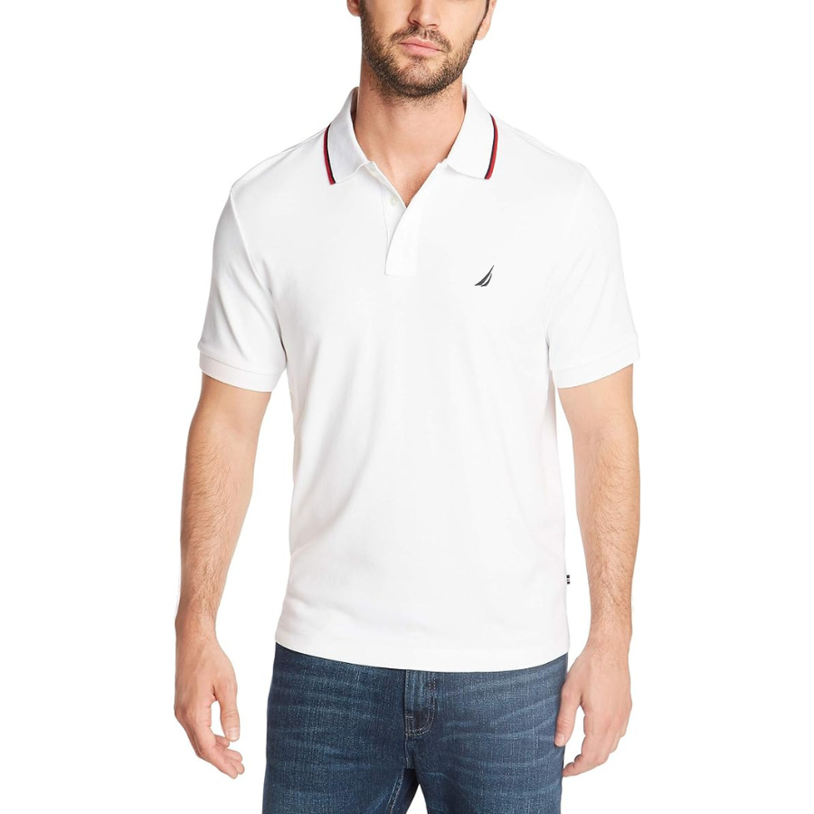 POLO NAUTICA CAMISERO CLASSIC - BLANCO - 1