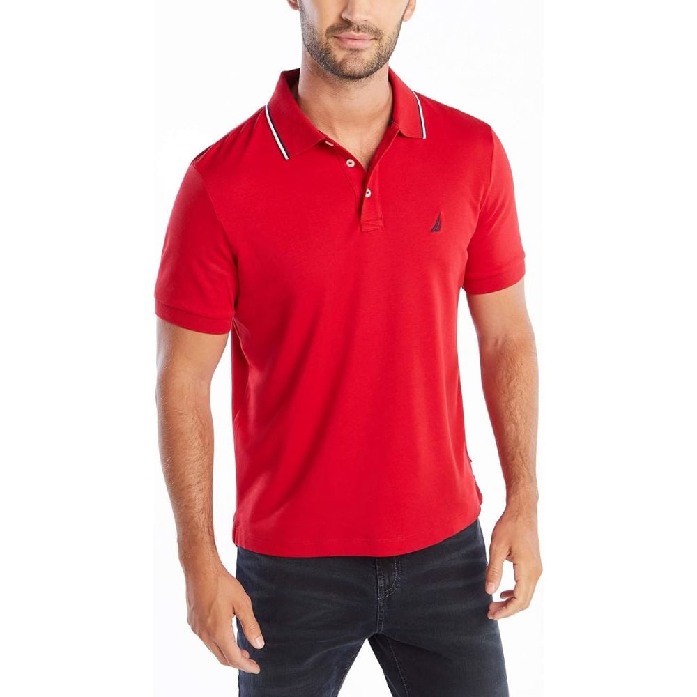 POLO NAUTICA CAMISERO - ROJO - 1