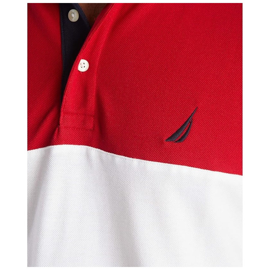 POLO NAUTICA CAMISERO - ROJO/BLANCO/AZUL - 4