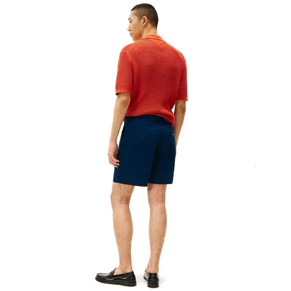 SHORT TOMMY HILFIGER ALGODON REGULAR 7' - AZUL OSCURO - 3