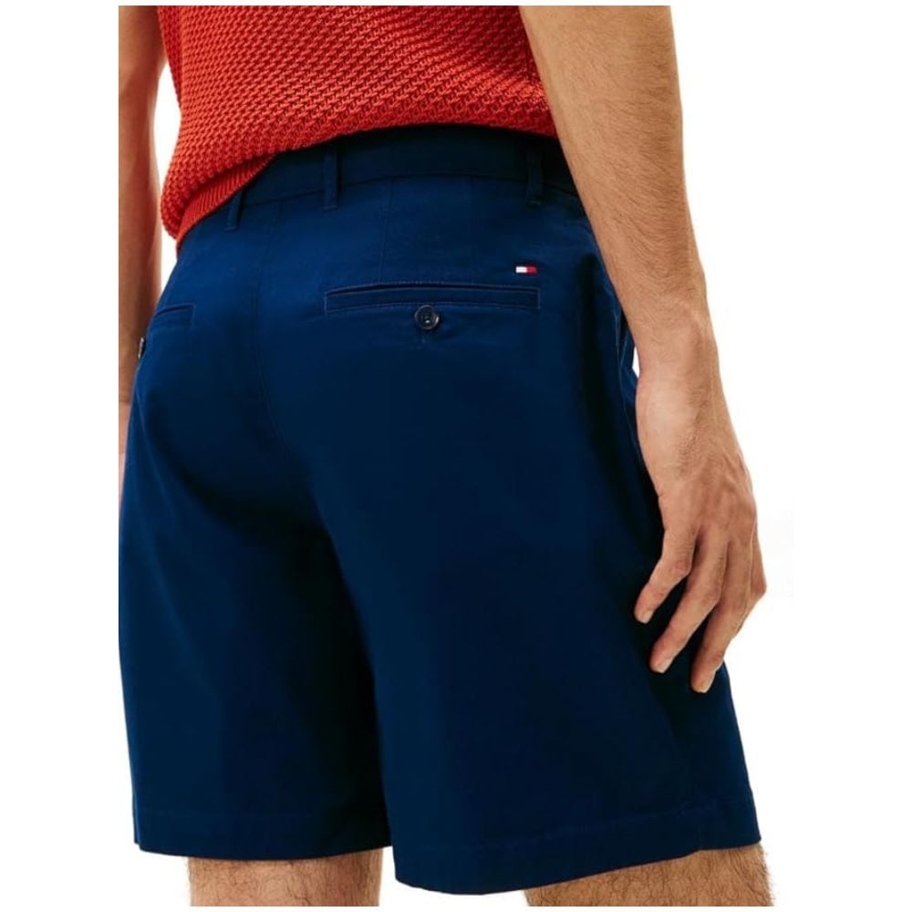 SHORT TOMMY HILFIGER ALGODON REGULAR 7' - AZUL OSCURO - 4