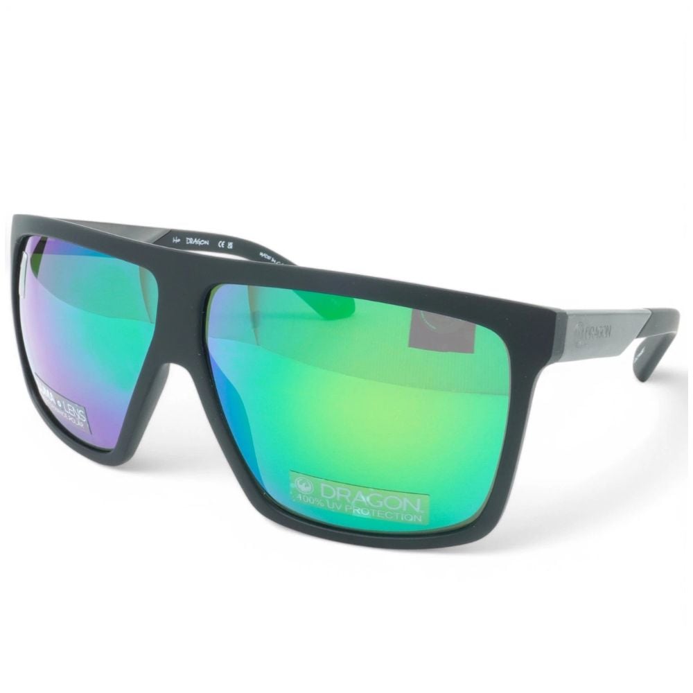 LENTES DE SOL DRAGON ULTRA LL POLARIZADO - MATTE BLACK/ GREEN ION - 1