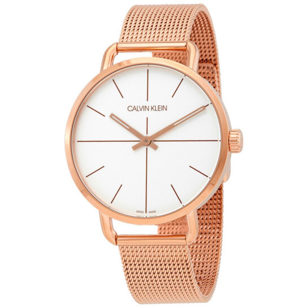 RELOJ CALVIN KLEIN SILVER K7B21626 MUJER - ORO ROSA - 1