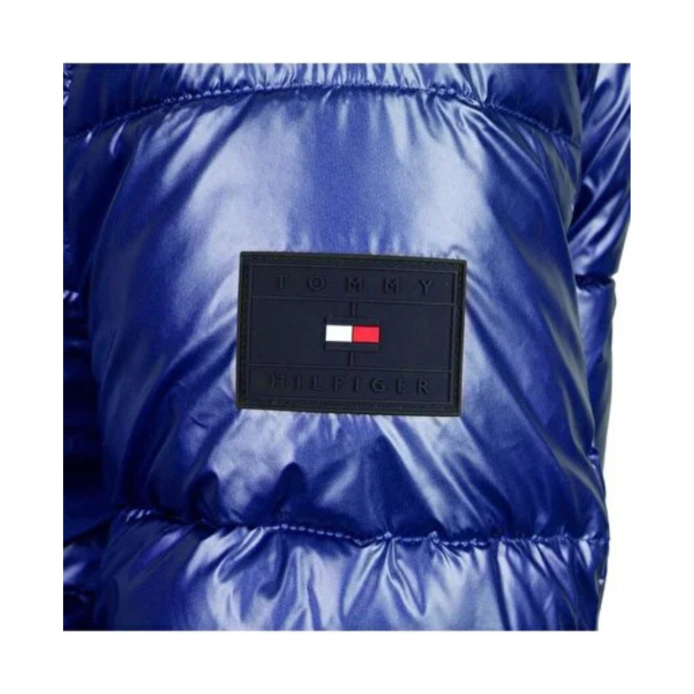 CASACA TOMMY HILFIGER HOODED PUFFER - PURPURA - 3