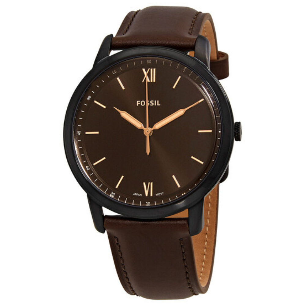 RELOJ FOSSIL MINIMALIST CUARZO ACERO INOXIDABLE MARRON - 1
