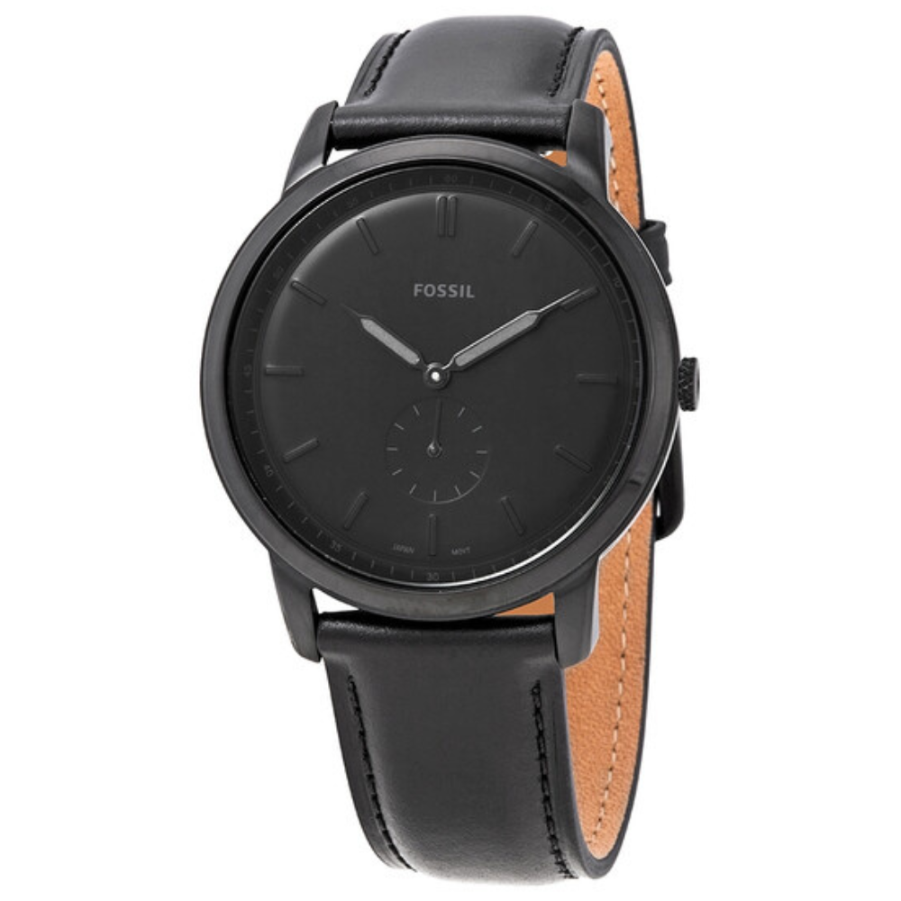 RELOJ FOSSIL MINIMALIST CUARZO ACERO INOXIDABLE NEGRO - 1