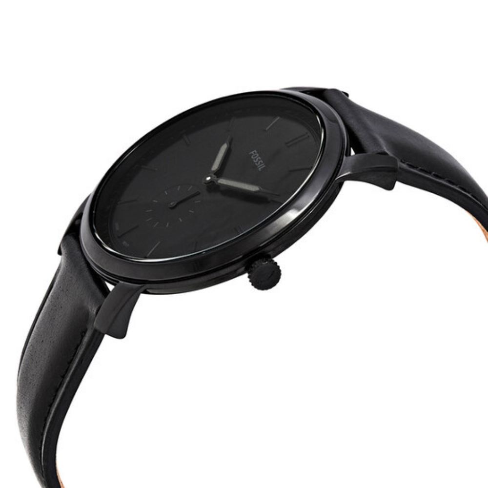 RELOJ FOSSIL MINIMALIST CUARZO ACERO INOXIDABLE NEGRO - 2