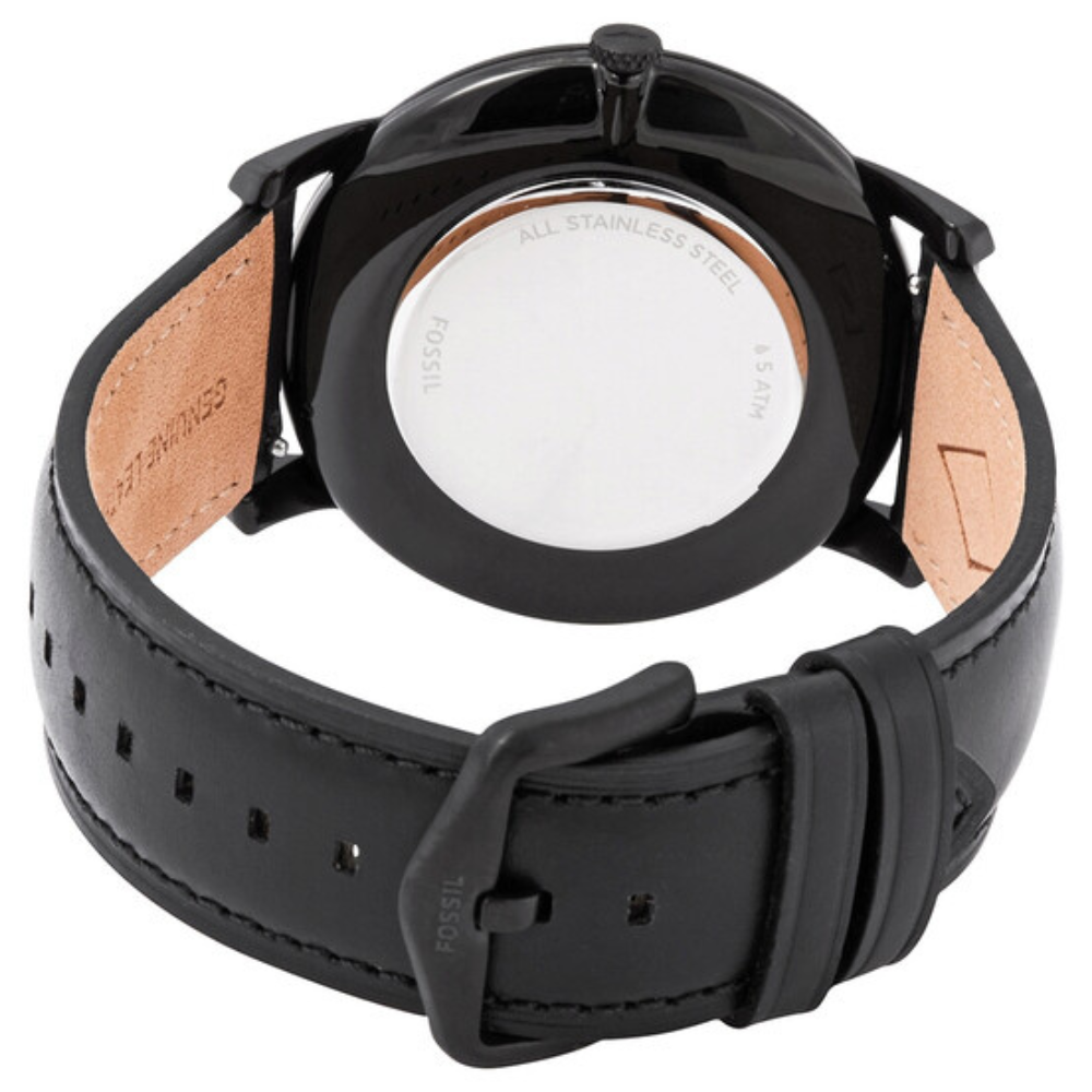 RELOJ FOSSIL MINIMALIST CUARZO ACERO INOXIDABLE NEGRO - 3