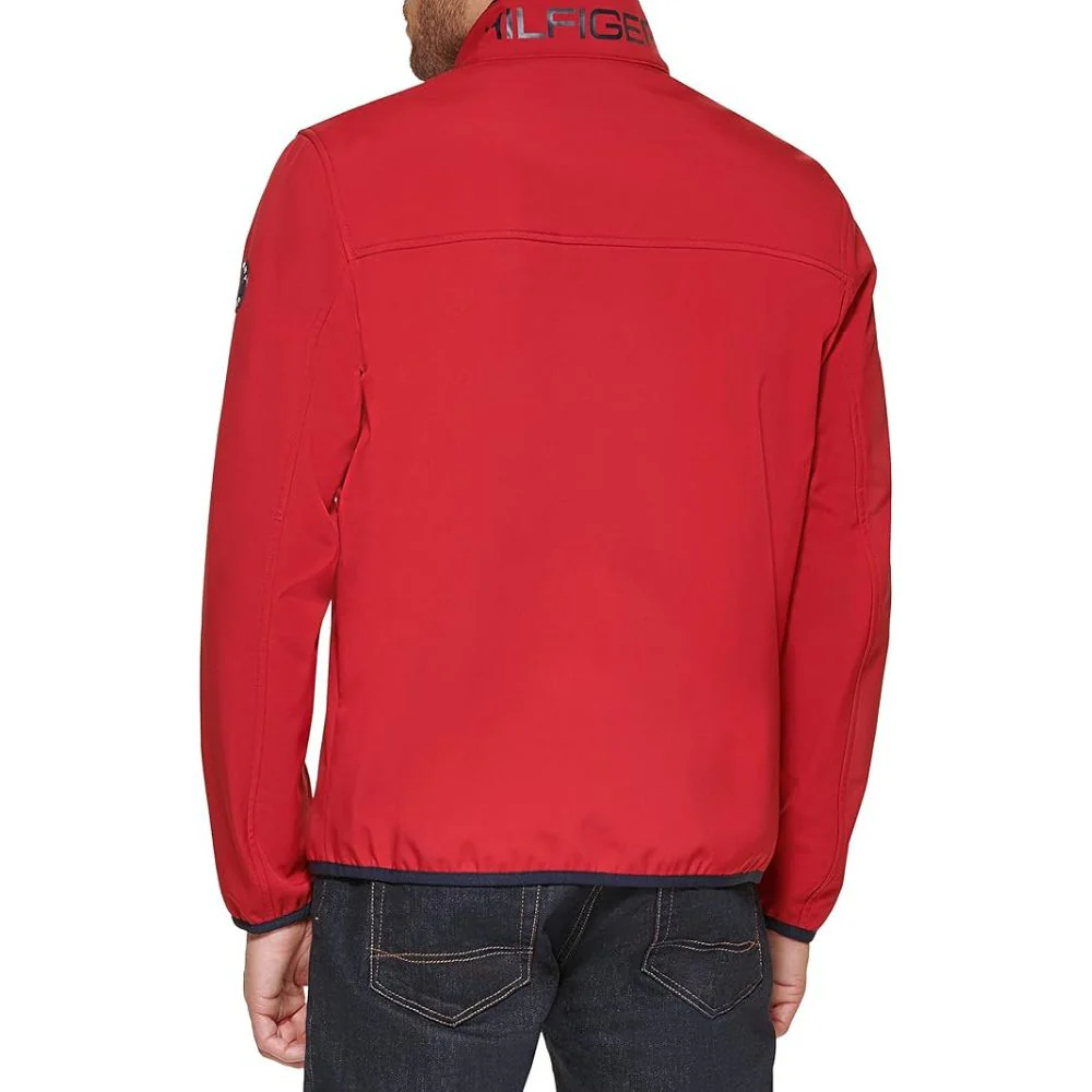 CASACA TOMMY HILFIGER ACTIVE SOFTSHELL RESISTENTE AL AGUA - ROJO - 4