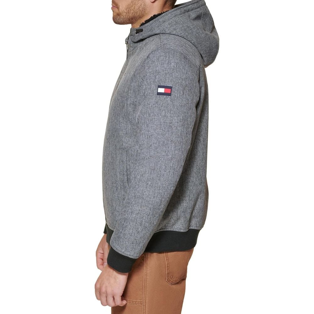 CASACA TOMMY HILFIGER SOFTSHELL BOMBER - GRIS - 2